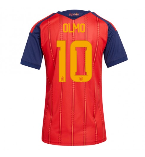 Espanja Dani Olmo #10 Kotipaita Naisten MM-kisat 2026 Lyhythihainen Espanja Dani Olmo #10 Kotipaita Naisten MM-kisat 2026 Lyhythihainen